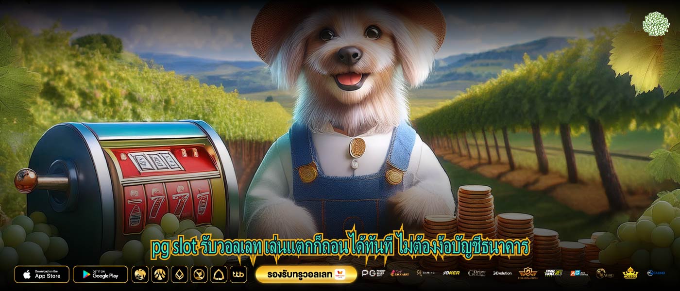 pg slot รับวอลเลท เล่นแตกก็ถอนได้ทันที ไม่ต้องง้อบัญชีธนาคาร